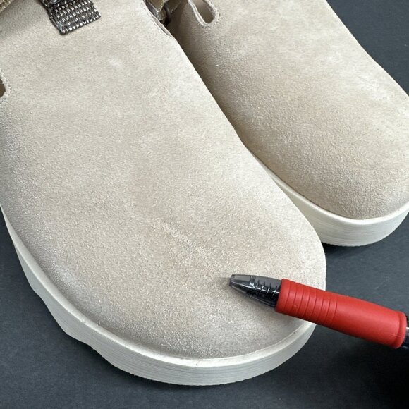 Sorel Viibe Slip On Clogs Suede Sandal Shoes Women’s Size 11 - Picture 6 of 6